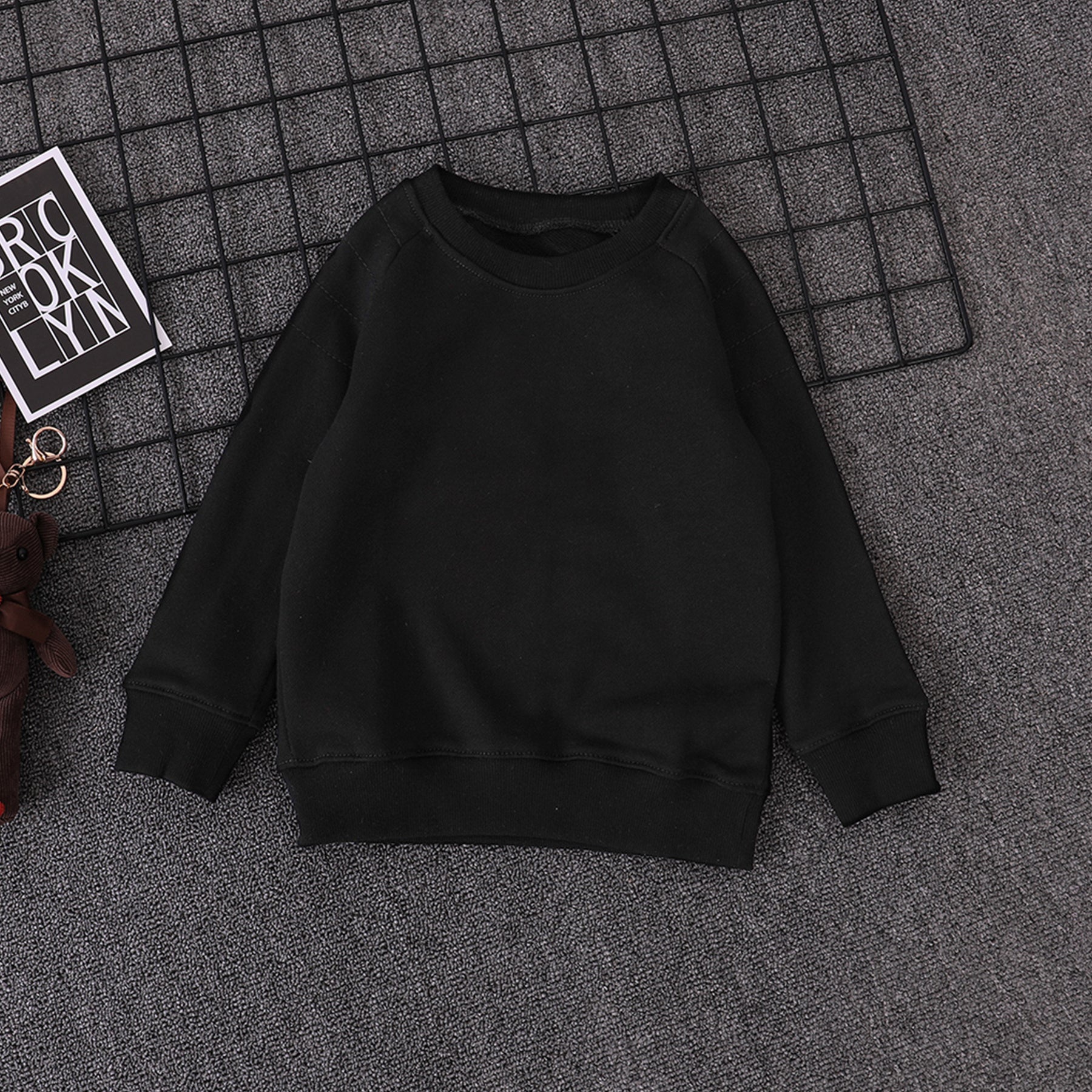 Sweater Boys Spring And Autumn Pure Cotton Children's Bottoming Shirt girls Fashion Tops Big Kids Pullovers
