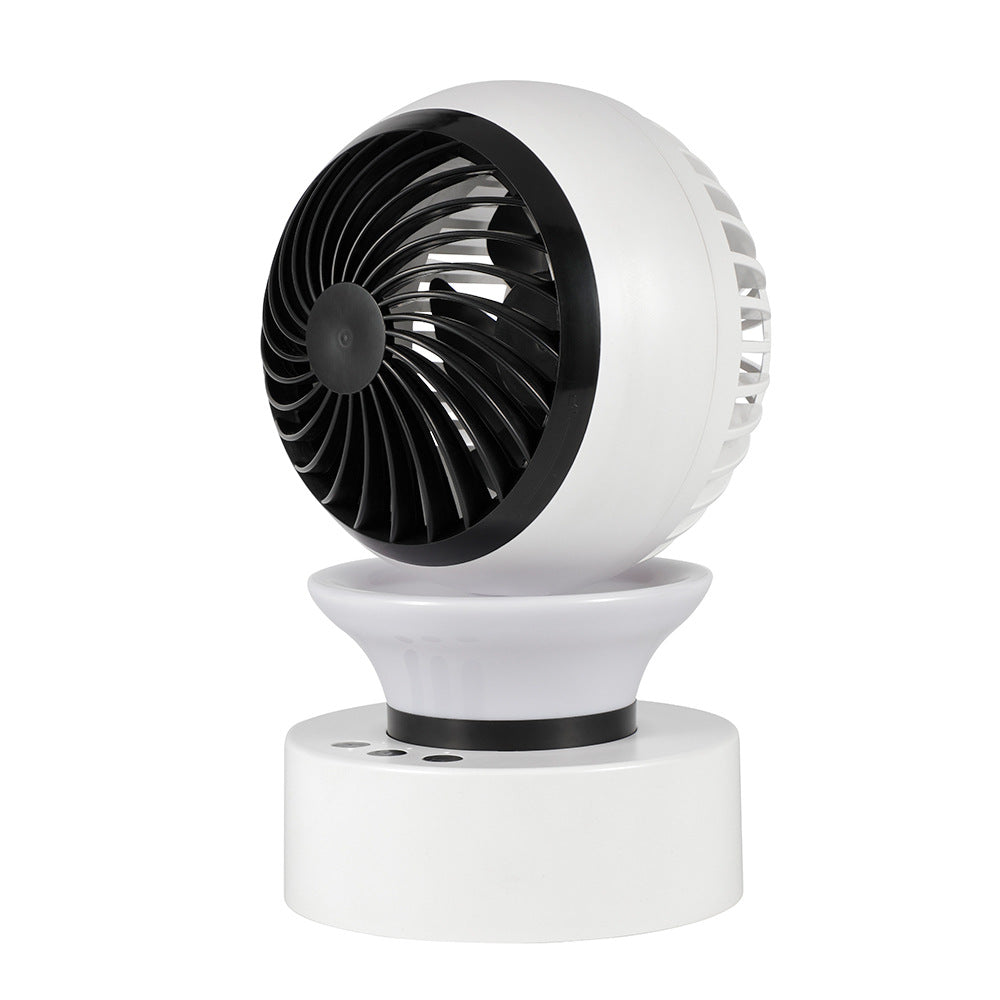 Desktop Automatic Left And Right Shaking Head Fan Can Be Charged