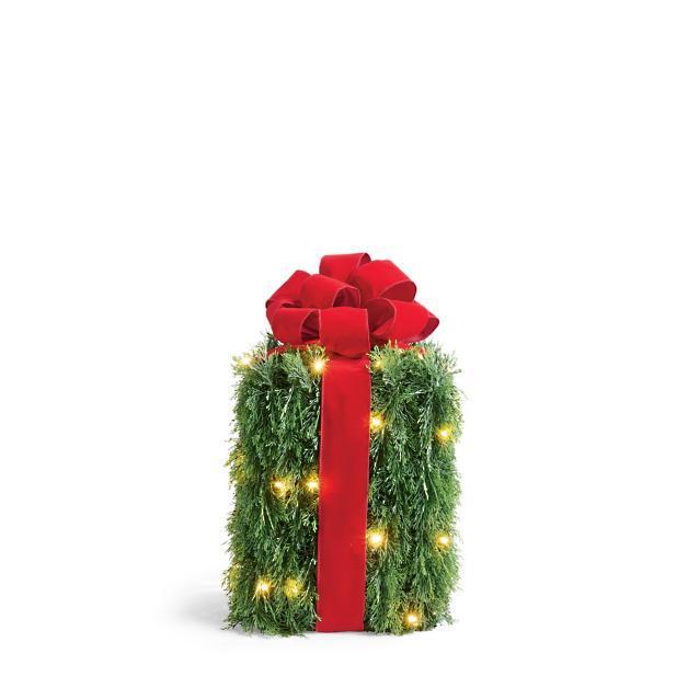 Christmas Light Green Leaves Three Sets Of Holiday Ornaments
