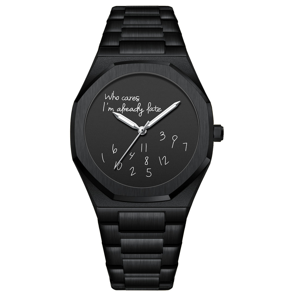 Digital Luminous Men's Table Simple Trend Octagonal Steel Watch