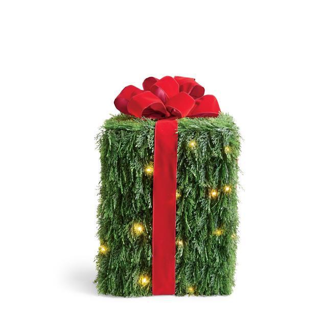Christmas Light Green Leaves Three Sets Of Holiday Ornaments